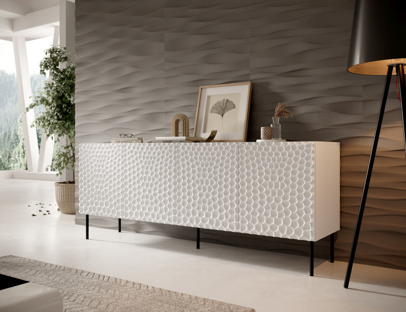 Sideboard mit 4 türen Hole Weiß