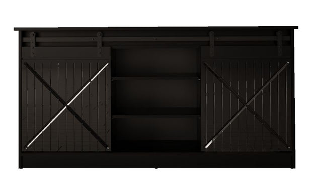 Sideboard mit 2 türen Granero Schwarz (4)