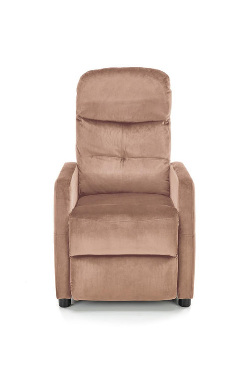 Relaxsessel mit Samtstoff Felipe 2 Beige (1)