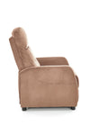 Relaxsessel mit Samtstoff Felipe 2 Beige (5)