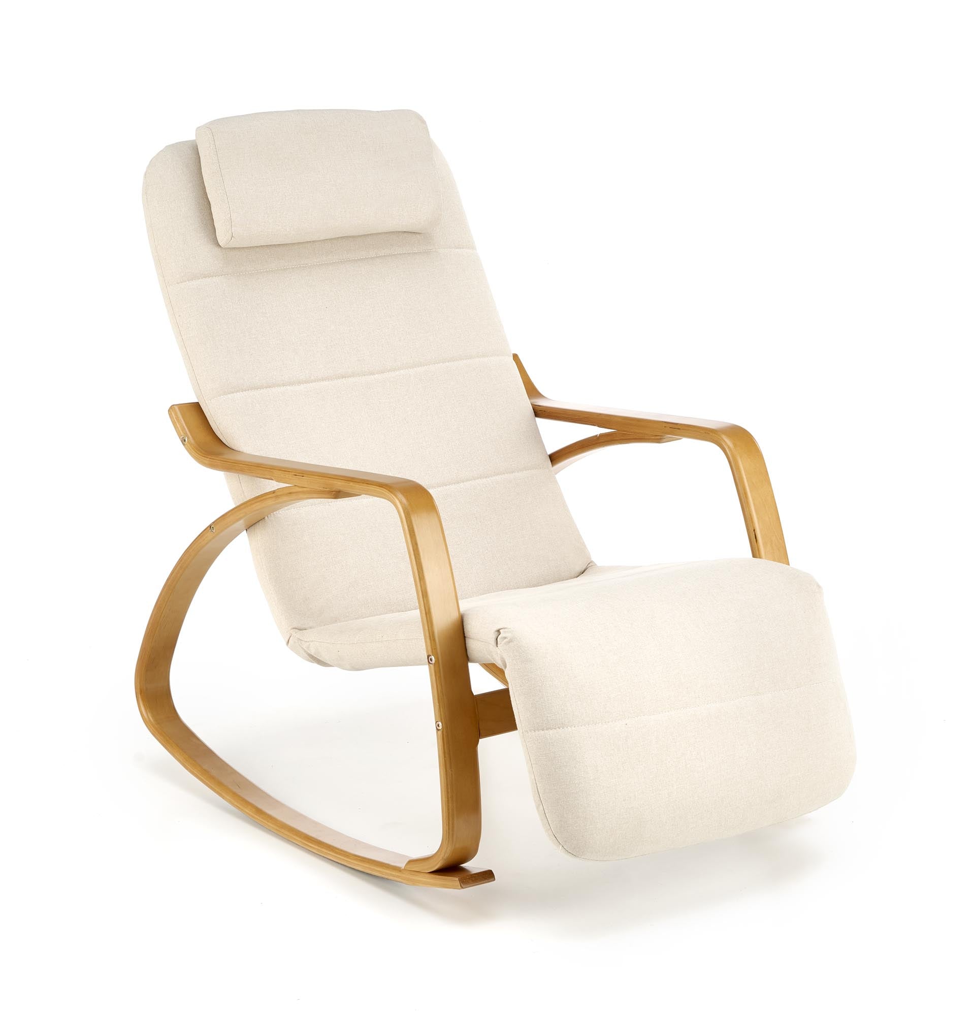 Schaukelsessel mit Stoff Prime Beige