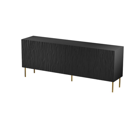 Sideboard mit 4 türen Jungle Schwarz (1)