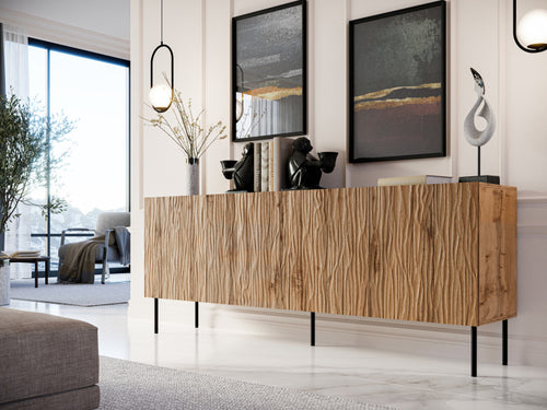 Sideboard mit 4 türen Jungle Eiche