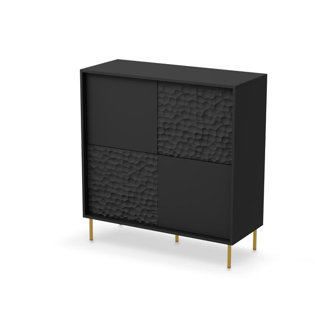 Sideboard mit 4 türen Bullet Schwarz