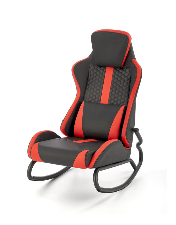 Gaming Stuhl mit Ökoleder Gamer Schwarz (4)