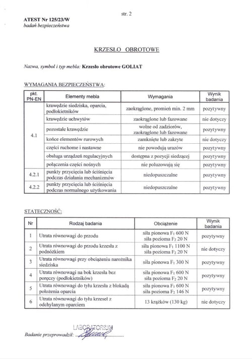 Bürostuhl mit Stoff Goliat Schwarz (1)