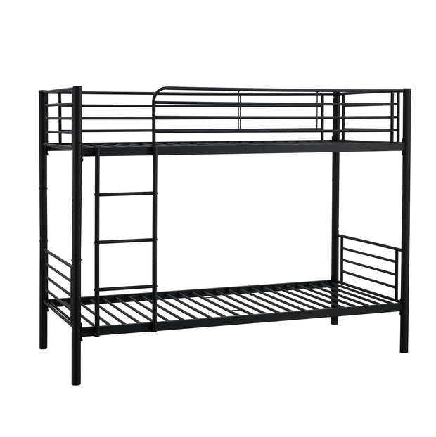 Kinder Etagenbett Metall Bunky Schwarz (1)