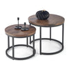 Couchtisch 2er Set Oreo Nussbaum