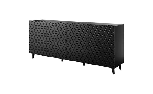 Sideboard mit 4 türen Asti Schwarz (1)