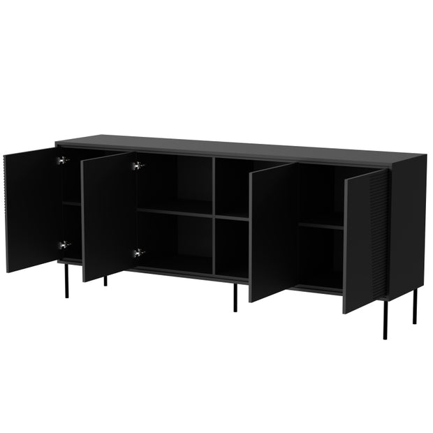 Sideboard mit 4 türen Abi Schwarz (2)