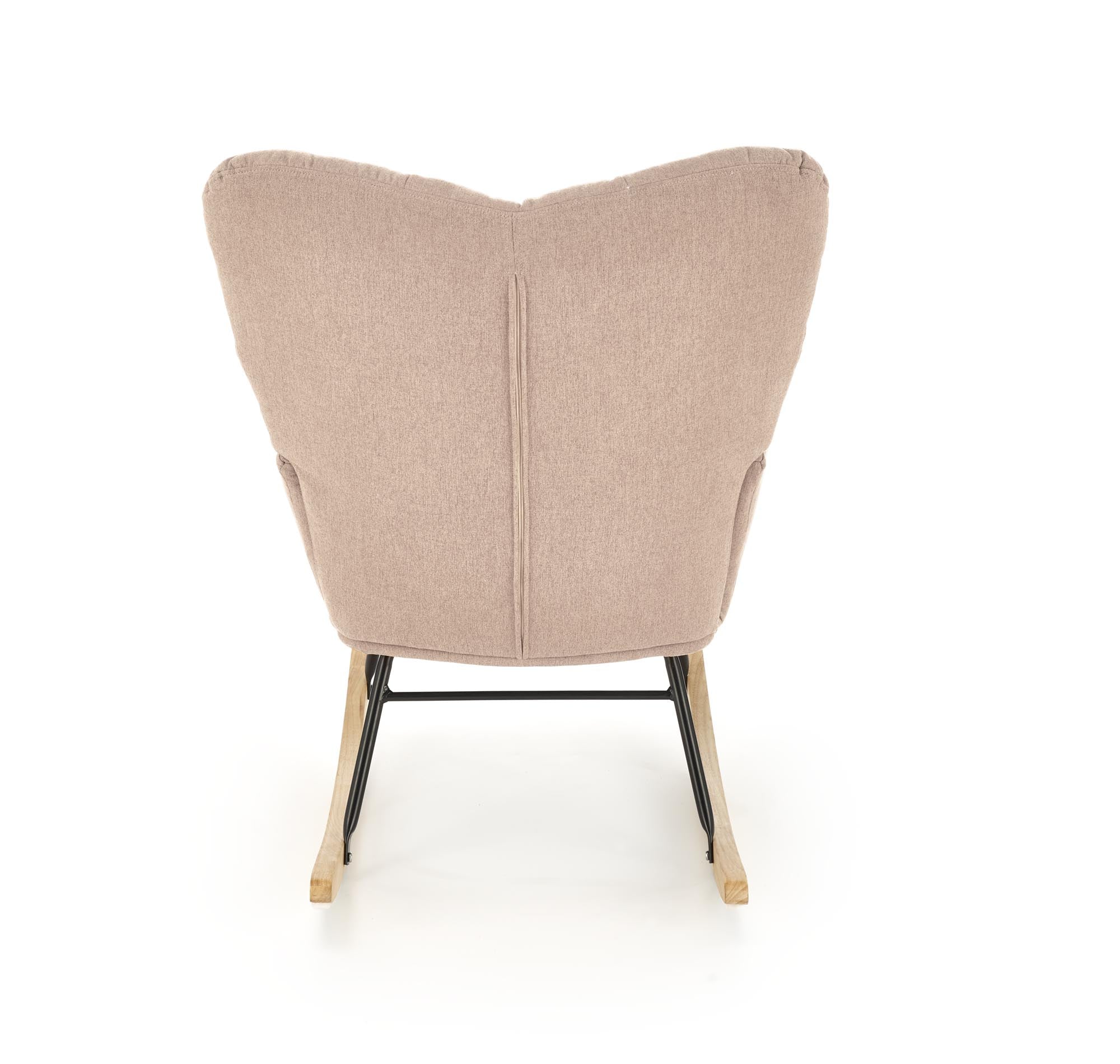 Schaukelsessel mit Stoff Vasco Beige (1)