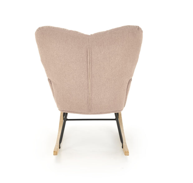 Schaukelsessel mit Stoff Vasco Beige (1)