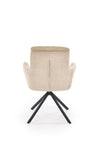 Drehbare Esszimmerstuhlaus mit Stoff K536 Beige (3)