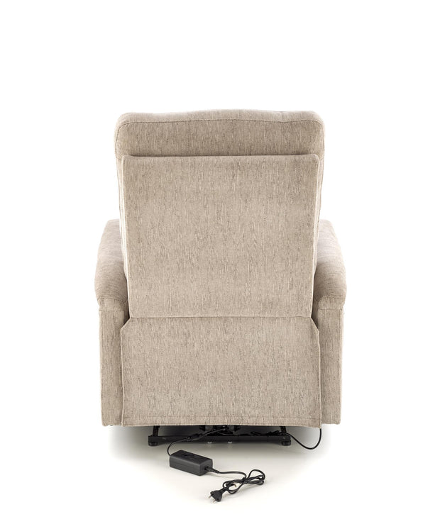 Elektrisch Relaxsessel mit Stoff Jamal Beige (2)