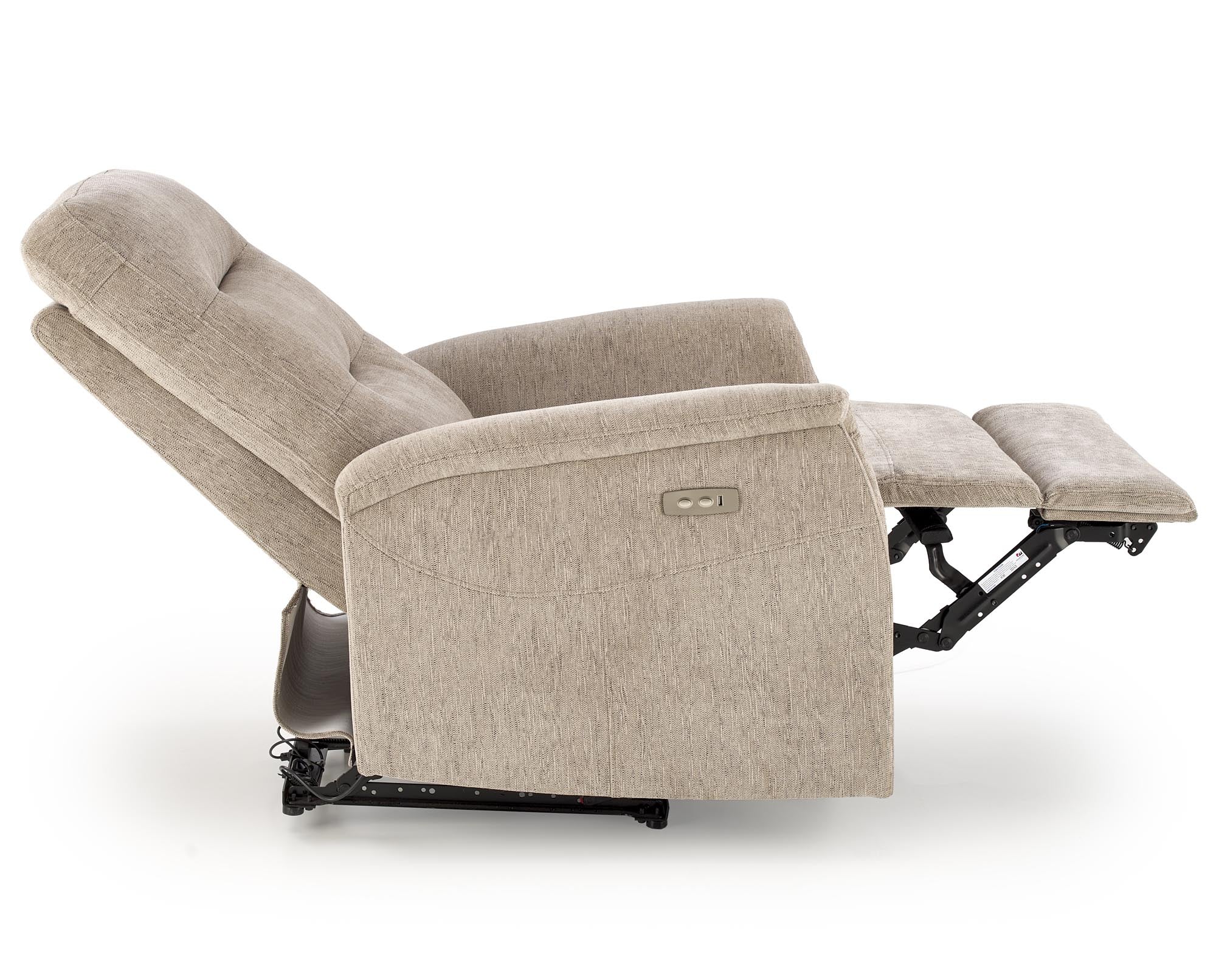 Elektrisch Relaxsessel mit Stoff Jamal Beige (5)