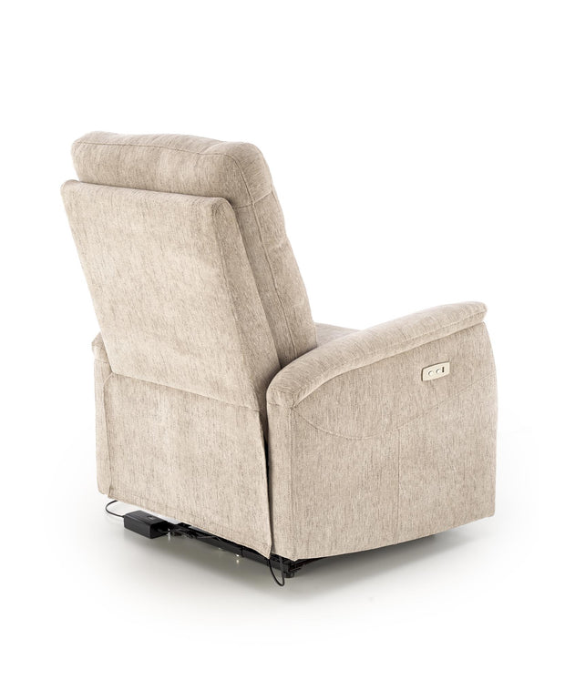 Elektrisch Relaxsessel mit Stoff Jamal Beige (7)