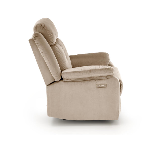 Elektrisch Relaxsessel mit Stoff Loris Beige (4)