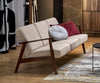 Sofa 3-Sitzer, mit Stoff Milano 3S Beige (2)