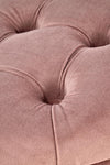 Pouf mit Staurum, aus Samtstoff Nunez Rosa (3)