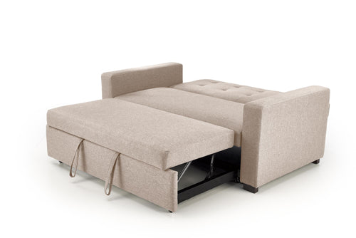 Schlafsofa 2-Sitzer, mit Stoff Paulinio Beige (1)