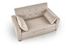 Schlafsofa 2-Sitzer, mit Stoff Paulinio Beige (4)