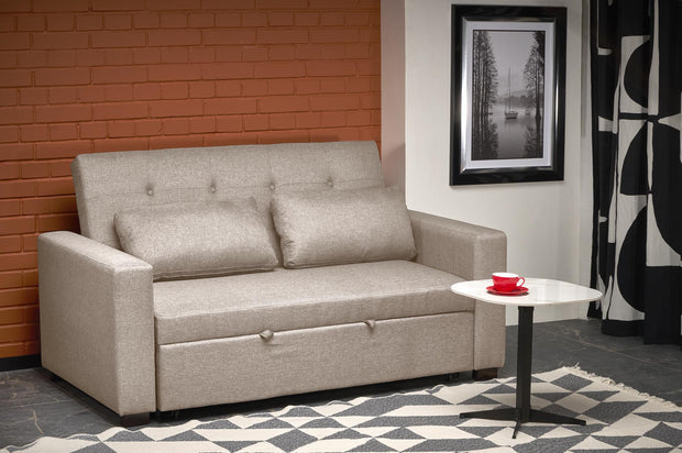 Schlafsofa 2-Sitzer, mit Stoff Paulinio Beige (6)