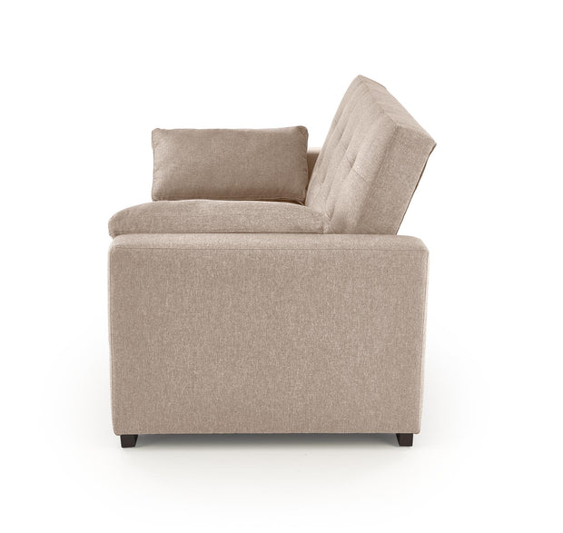 Schlafsofa 2-Sitzer, mit Stoff Paulinio Beige (7)