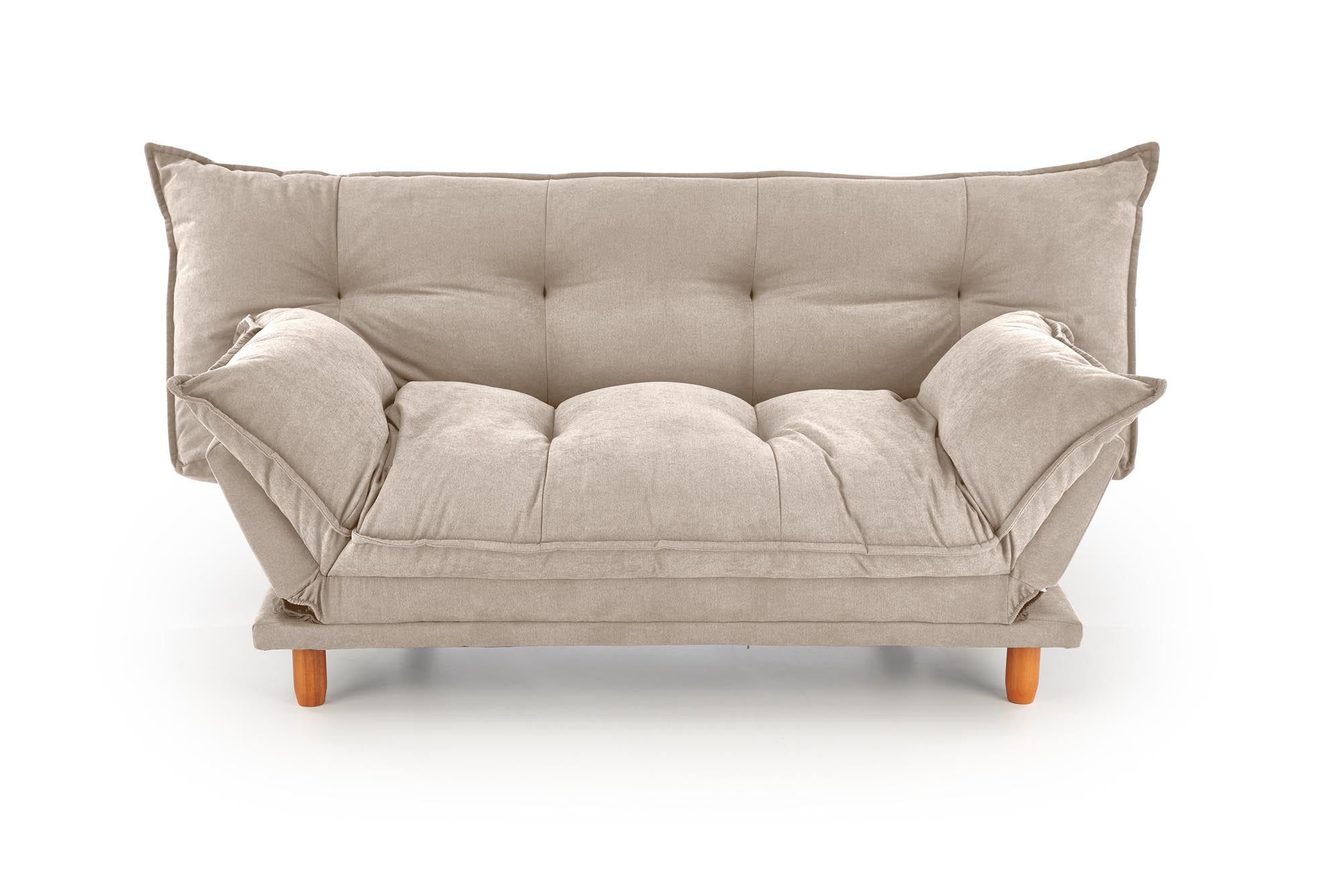 Schlafsofa 3-Sitzer, mit Stoff Pillow Beige (1)