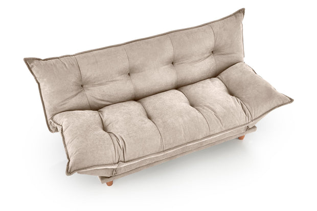 Schlafsofa 3-Sitzer, mit Stoff Pillow Beige (2)