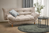 Schlafsofa 3-Sitzer, mit Stoff Pillow Beige (4)