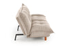 Schlafsofa 3-Sitzer, mit Stoff Pillow Beige (5)