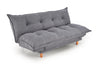 Schlafsofa 3-Sitzer, mit Stoff Pillow Grau (2)