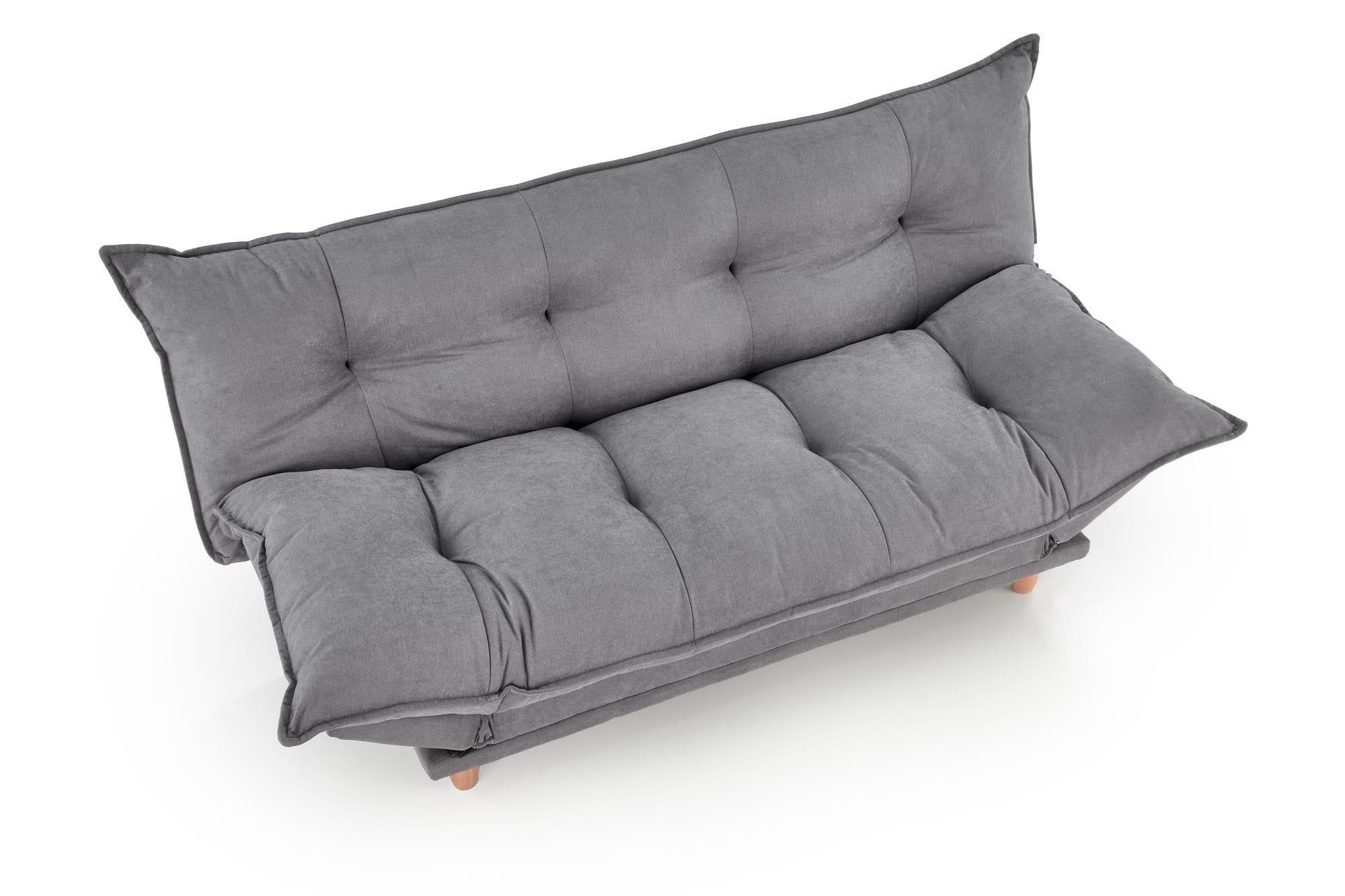 Schlafsofa 3-Sitzer, mit Stoff Pillow Grau (3)