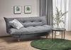 Schlafsofa 3-Sitzer, mit Stoff Pillow Grau (4)