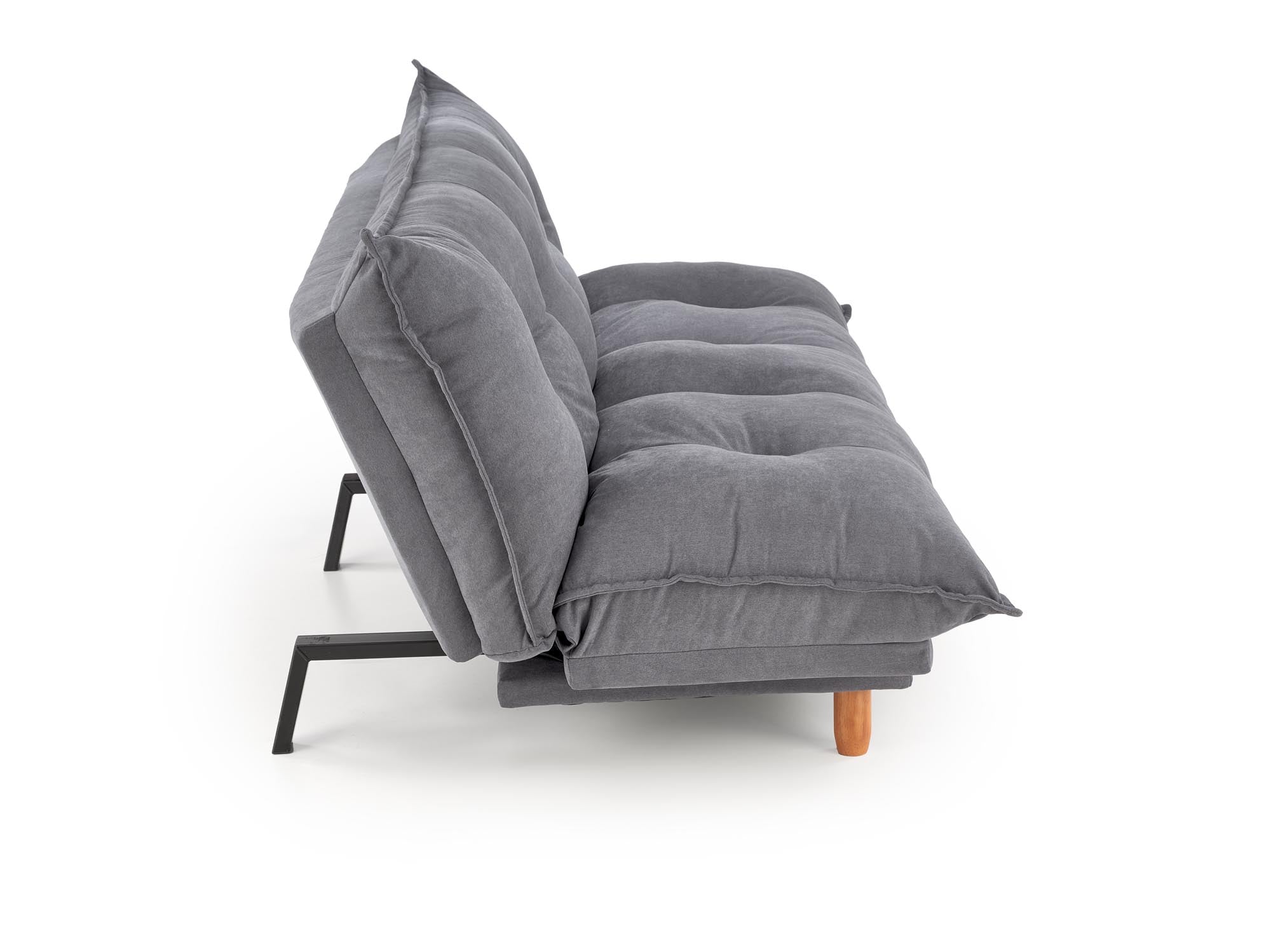 Schlafsofa 3-Sitzer, mit Stoff Pillow Grau (5)