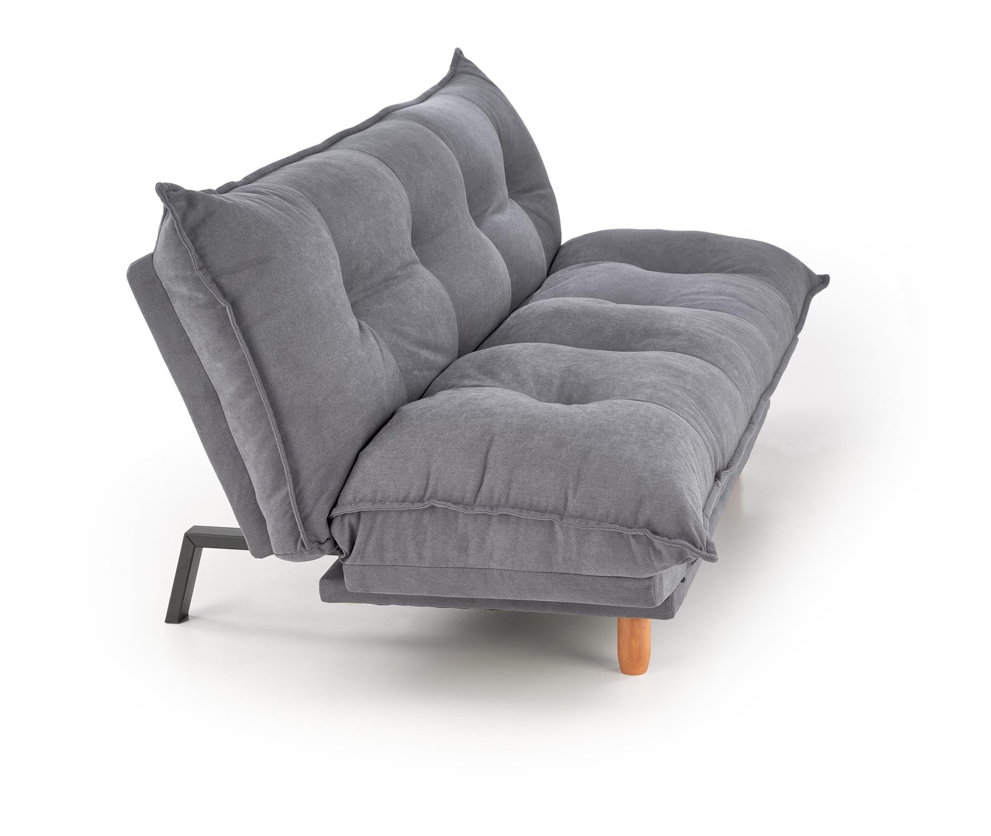 Schlafsofa 3-Sitzer, mit Stoff Pillow Grau (6)