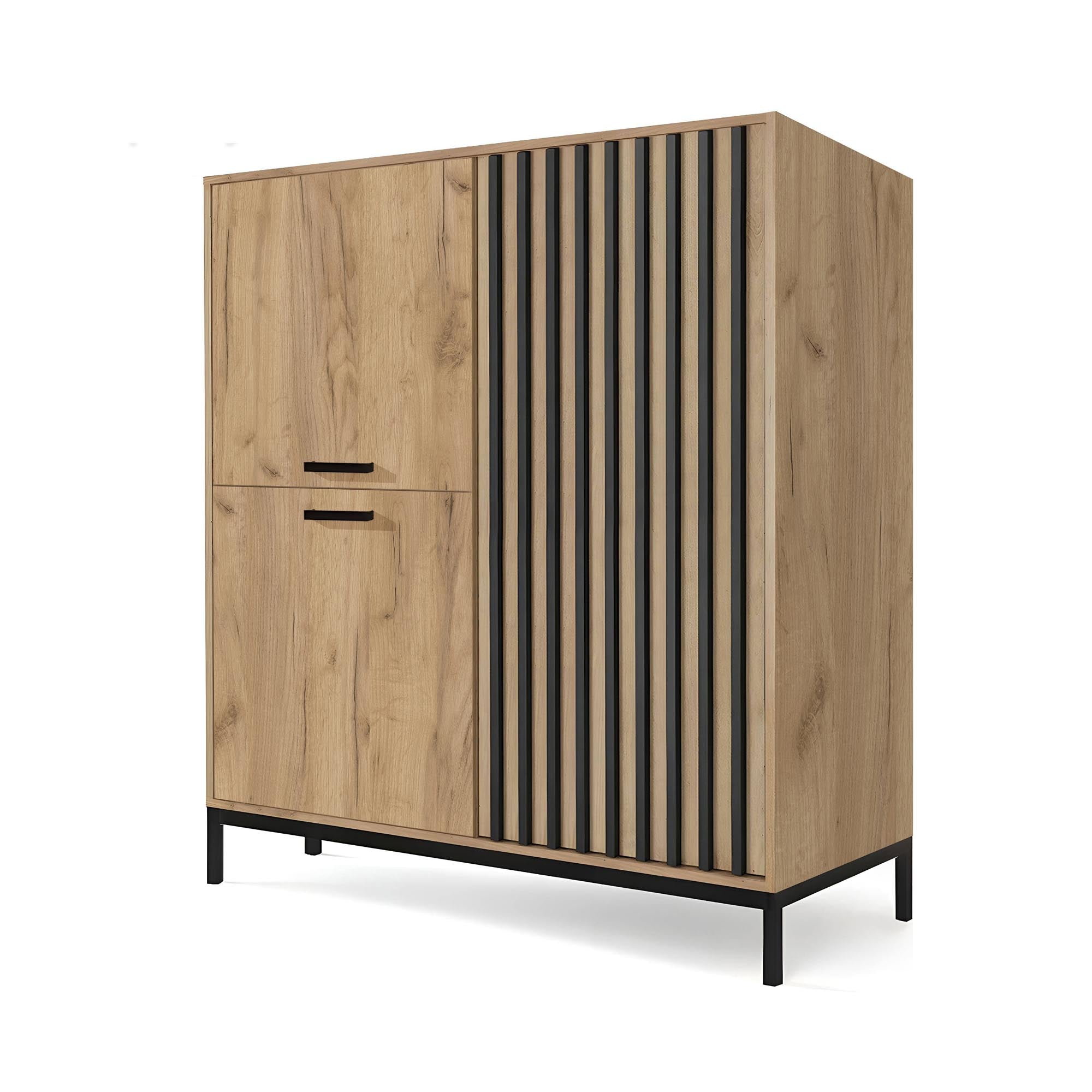 Sideboard mit 3 türen Lamino Eiche