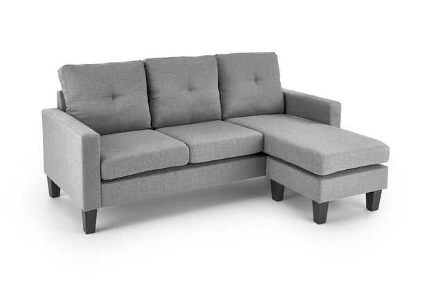 Sofa 3-Sitzer, mit Stoff Gerson Grau