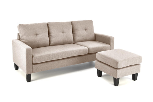 Sofa 3-Sitzer, mit Stoff Gerson Beige