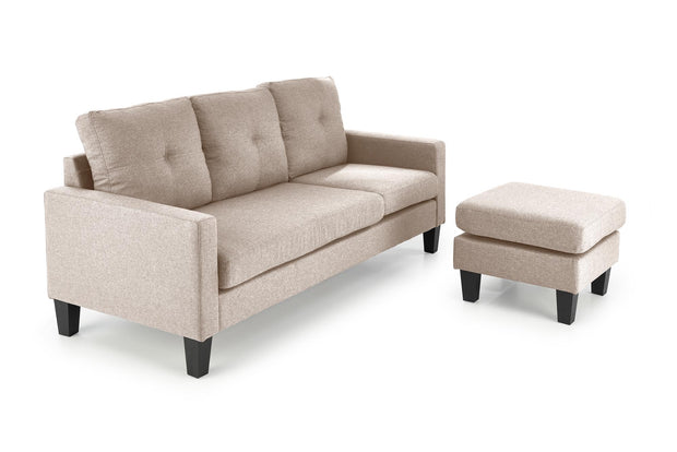 Sofa 3-Sitzer, mit Stoff Gerson Beige (4)