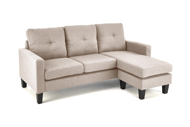 Sofa 3-Sitzer, mit Stoff Gerson Beige (6)