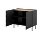 Sideboard mit 2 türen Onda Schwarz (1)