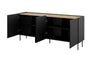 Sideboard mit 4 türen Onda Schwarz (1)