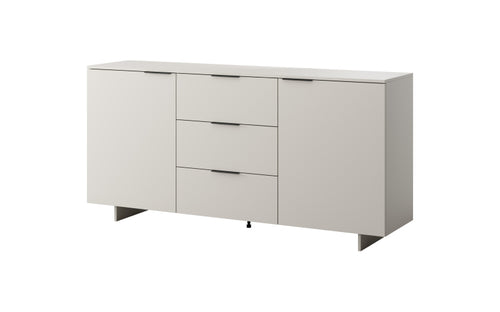 Sideboard mit 3 schubladen und 2 türen Alma Beige (1)