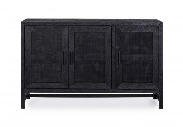 Sideboard mit 3 türen Weston Schwarz (10)