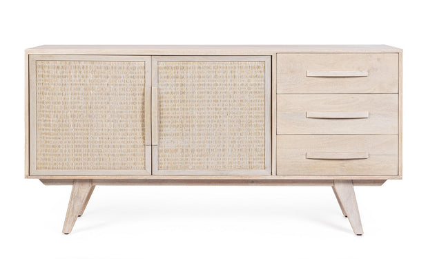 Sideboard mit 3 schubladen und 2 türen Sahana Natürlich (2)