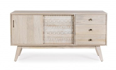 Sideboard mit 3 schubladen und 2 türen Indira Natürlich (11)