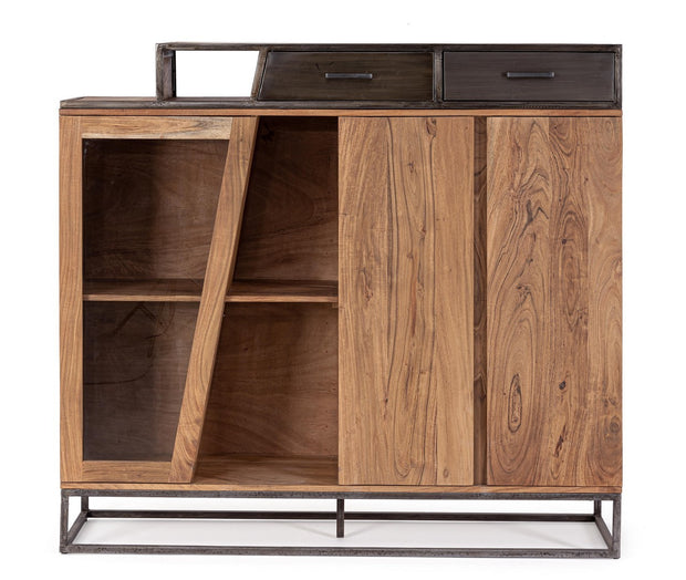 Sideboard mit 2 schubladen und 2 türen Janak High Natürlich (2)