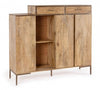 Highboard mit 2 schubladen und 3 türen Jaidev High Natürlich (8)