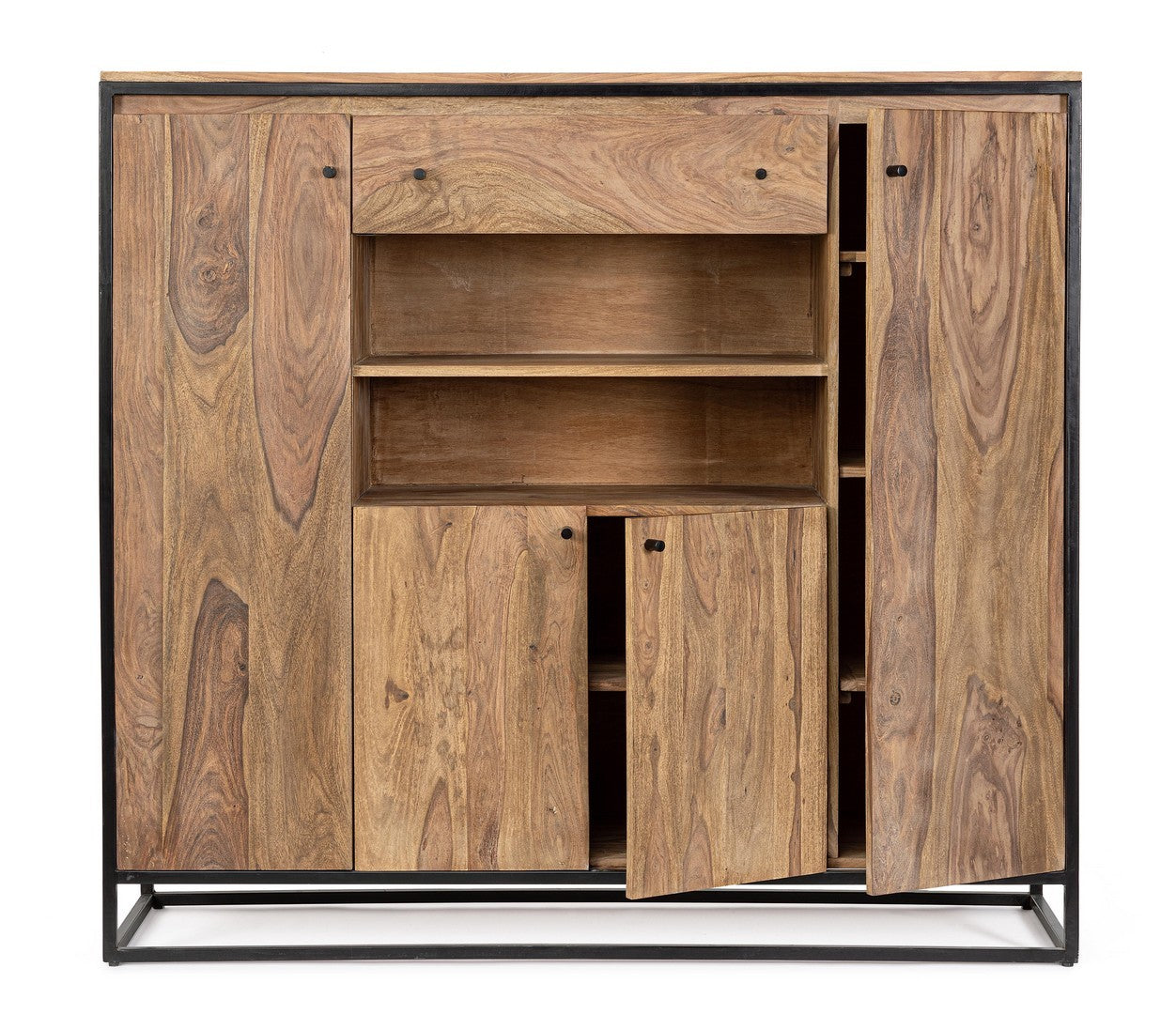 Highboard mit 1 schublade und 4 türen Nartan High Natürlich (6)